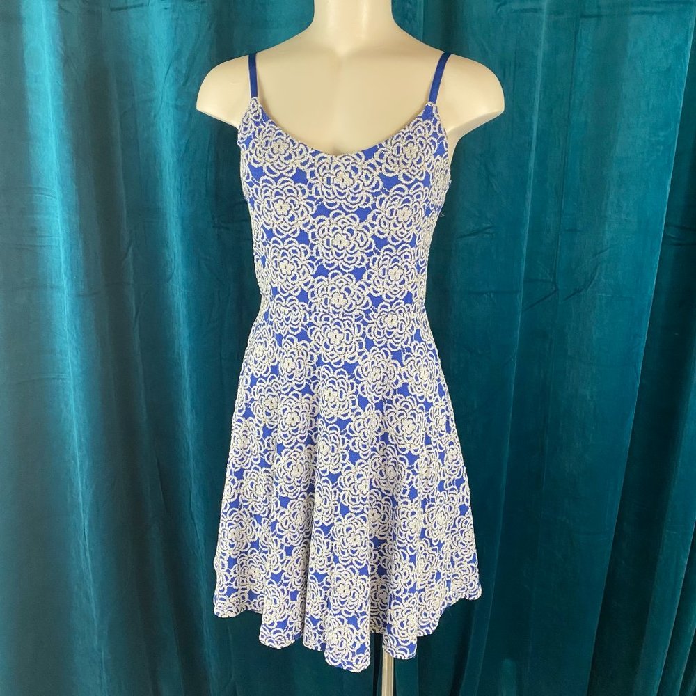 Everly Floral Print Fit & Flare Skater Dress